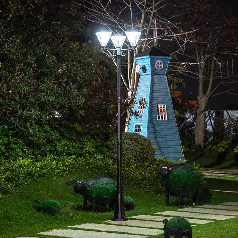lampe solaire led pour éclairage extérieur jardin et route