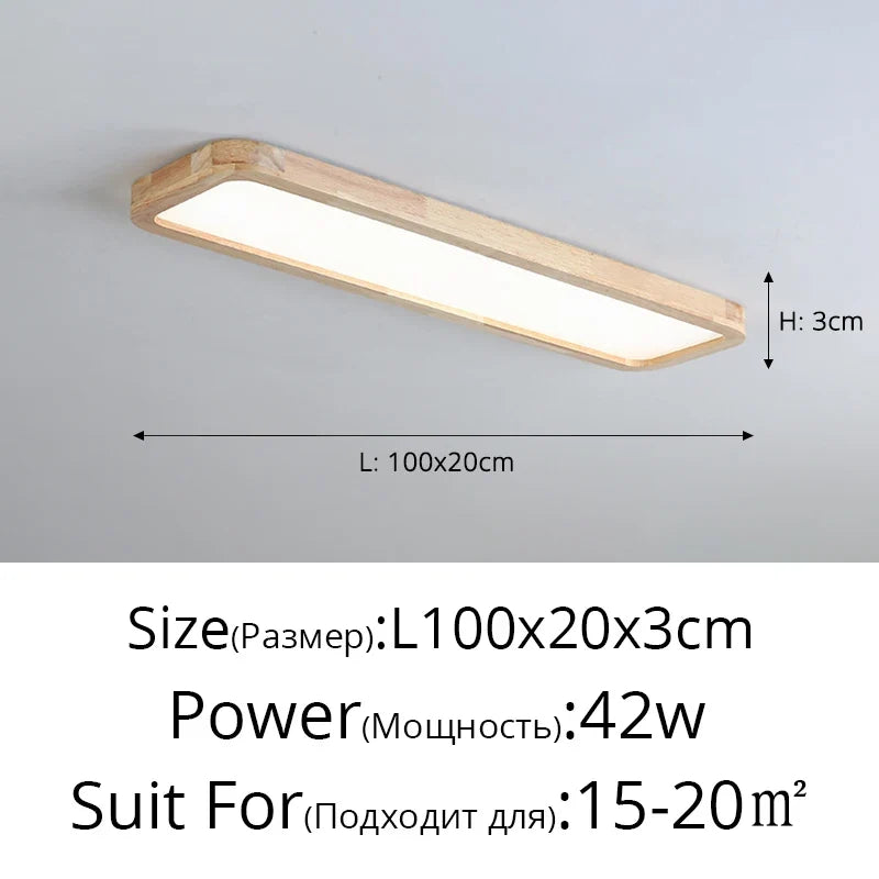 Plafonnier — LED ultra-mince style nordique pour divers usages