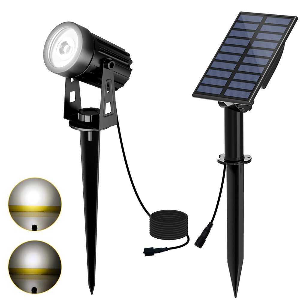 Spot solaire LED extérieur, blanc chaud, blanc froid ou RVB, IP65 – Luméria