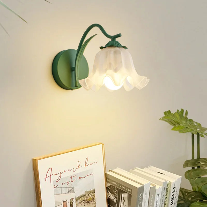 Applique murale led moderne en forme de fleur décorative pour intérieur Valérian Partition - Esprit Contemporain & Décor Élégant