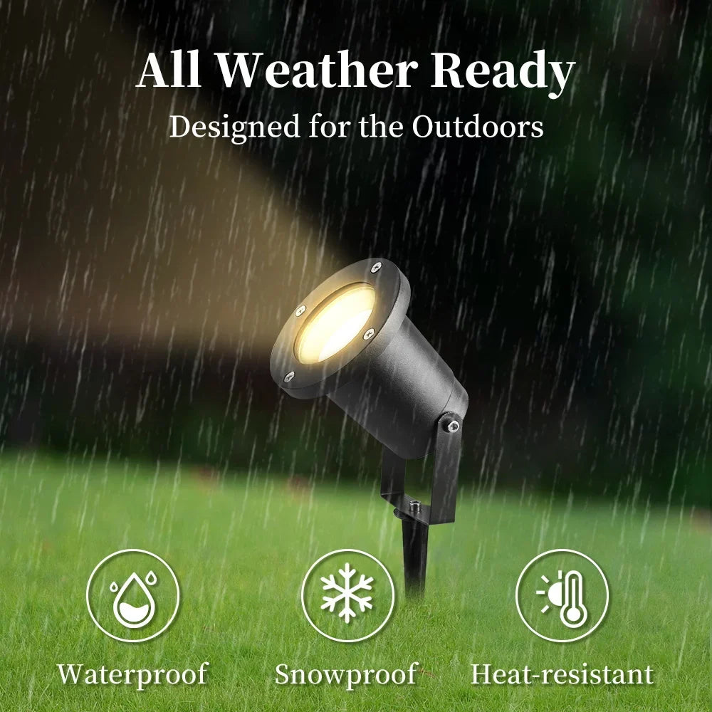 lampe led extérieure pour jardin éclairage paysager étanche et décoratif