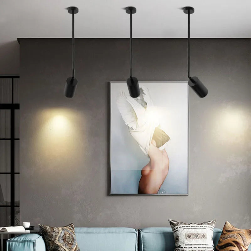Projecteur à perche pour magasin et salon de manucure Orson Dessin en Métal - Simplicité & Caractère au Quotidien