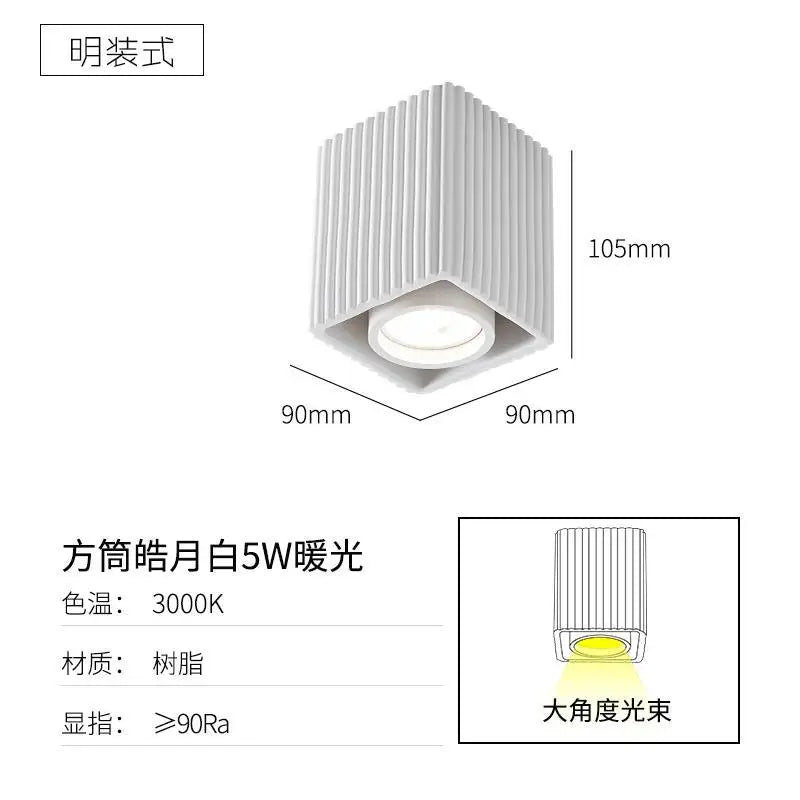 Plafonnier — LED design nordique pour couloir et salon