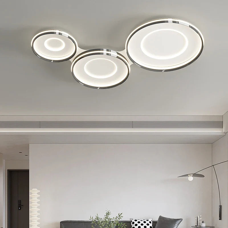 Plafonnier moderne à leds nordique créatif luminaires intérieur Thaïs Élan - Lignes Épurées & Atmosphère Sereine