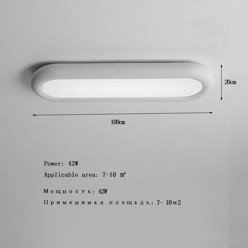 lampe de couloir moderne simple avec spectre complet