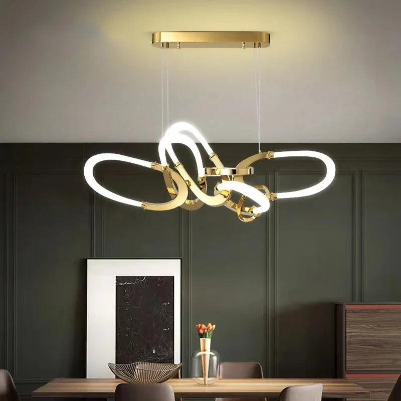 Lustre — En acier inoxydable galvanisé design irrégulier