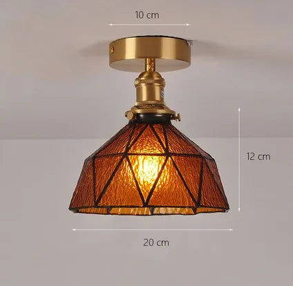 Plafonnier — Moderne en verre pour intérieur et extérieur lumineux