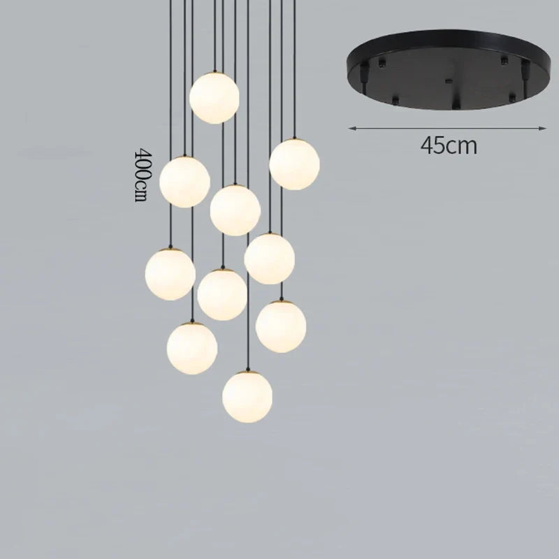 Plafonnier — Nordique décor à la maison salle à manger suspension lumières éclairage intérieur plafonnier suspension lustre lampes pour salon