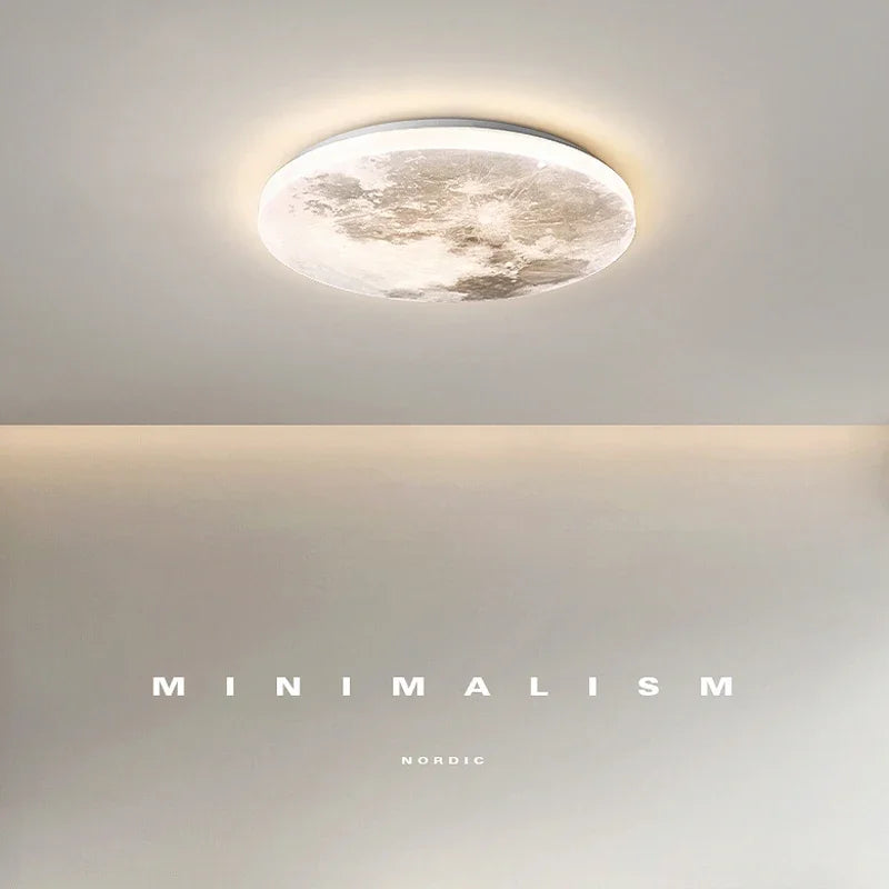 Plafonnier — Design moderne en forme de lune pour intérieur créatif