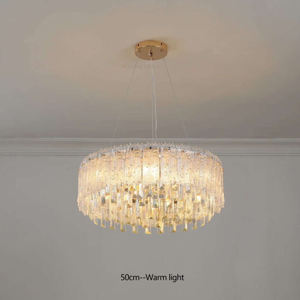 Lustre — Moderne en cristal pour décoration haut de gamme