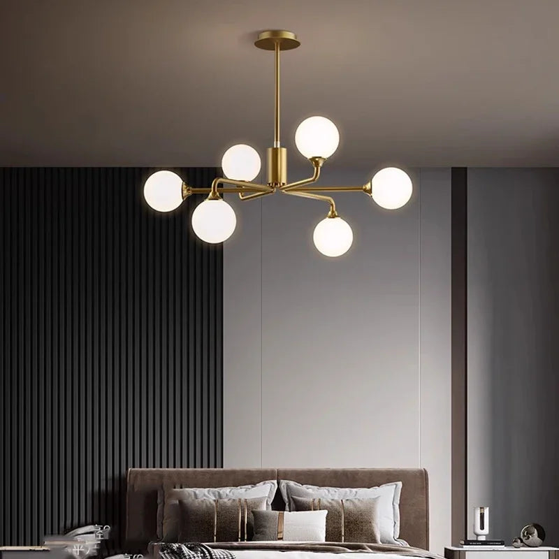 Lustre — Moderne en verre suspendu pour décoration maison