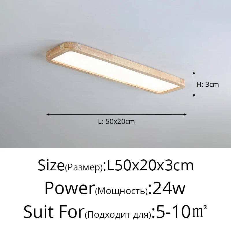 Plafonnier — LED ultra-mince style nordique pour divers usages
