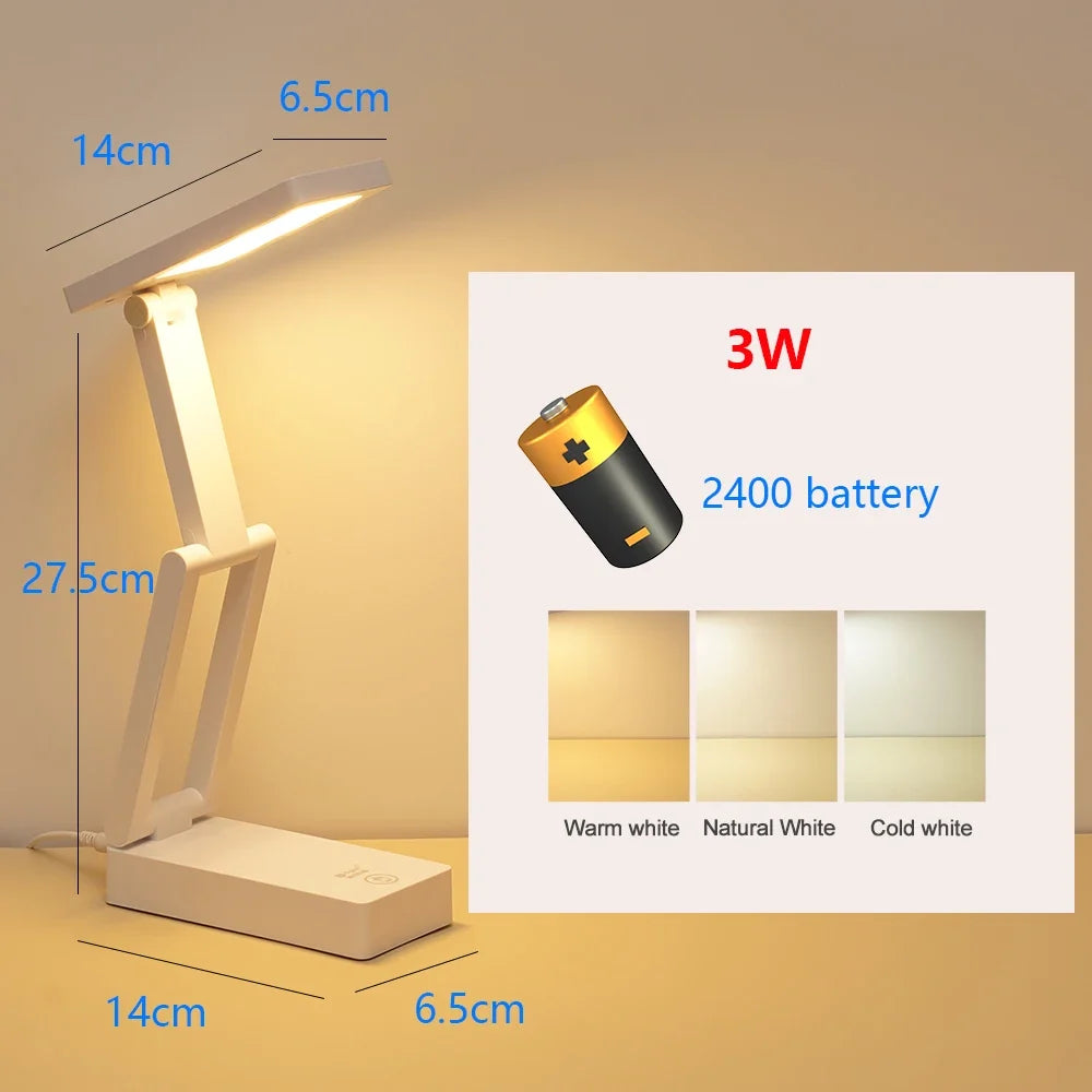 lampe de bureau led tactile usb avec protection des yeux