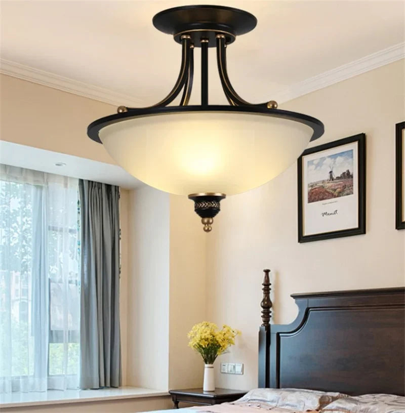 Plafonnier vintage style européen pour décoration intérieure Honoré Impromptu - Esprit Rétro & Atmosphère Accueillante