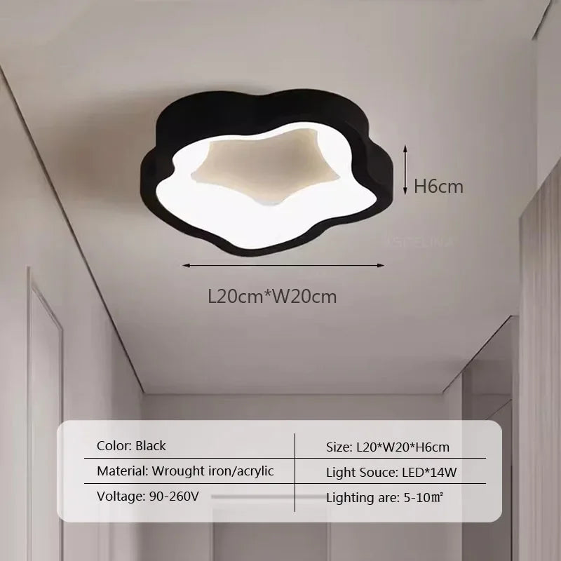 Plafonnier LED nordique pour salon Olympe Partition - Lignes Épurées & Atmosphère Sereine