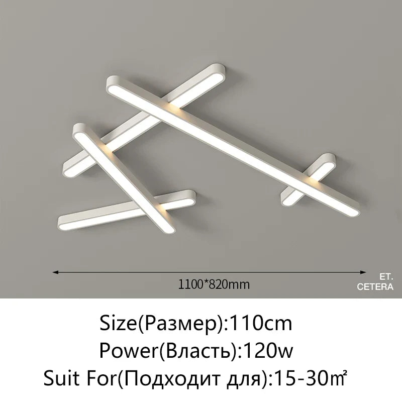 Plafonnier led design moderne luminaire décoratif d'intérieur éclairage led Élisa Solstice - Une Note Actuelle dans le Décor