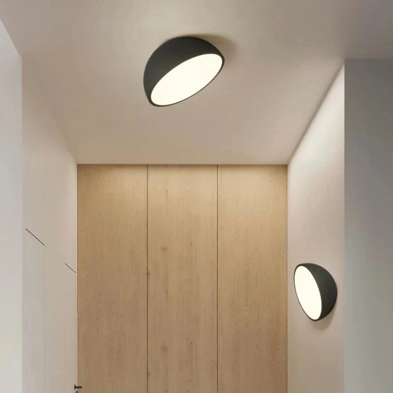 Plafonnier — Nordique moderne couloir escalier entrée Loft toit en pente lumières chambre étude éclairage mur télécommande LED
