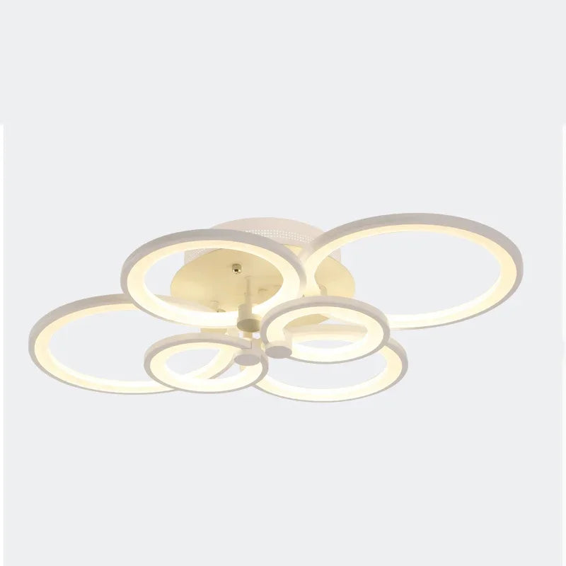 Plafonnier led moderne à intensité variable pour intérieur Évrard Arabella - Une Note Actuelle dans le Décor