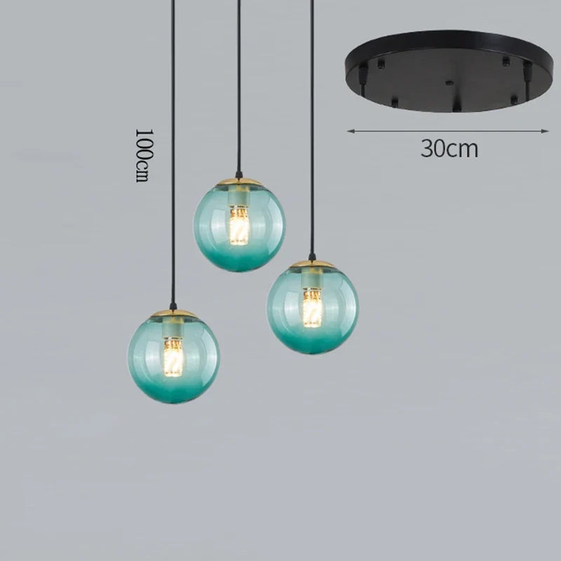 Plafonnier — Nordique décor à la maison salle à manger suspension lumières éclairage intérieur plafonnier suspension lustre lampes pour salon