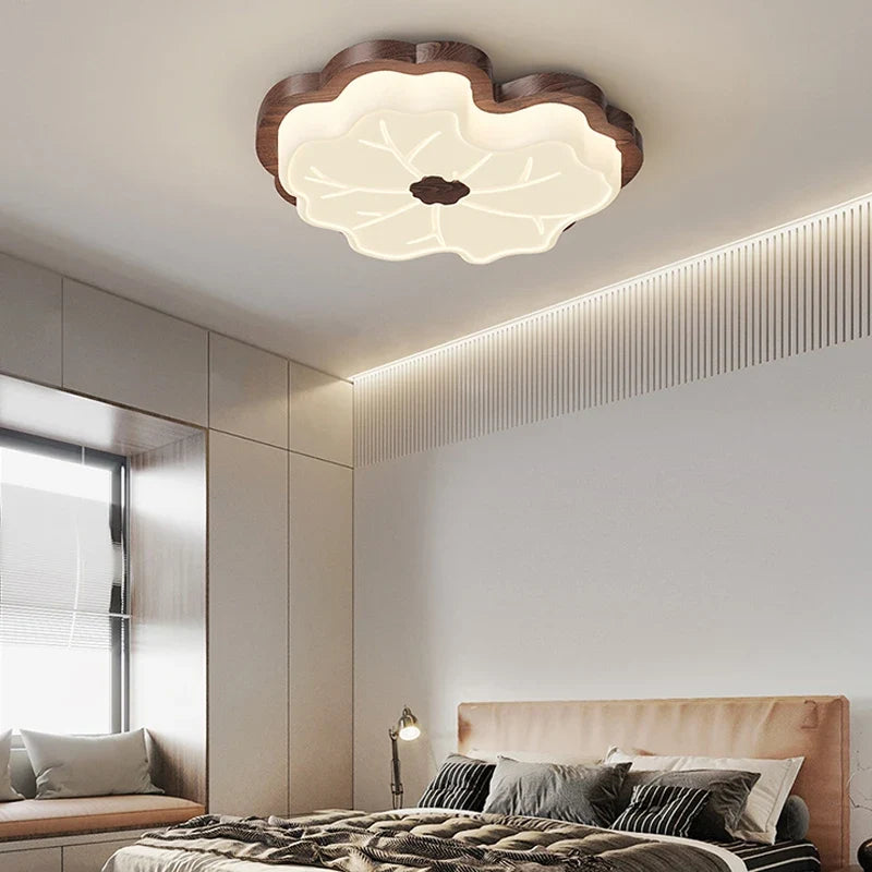 Lustre — Moderne en imitation bois design créatif éclairage intérieur