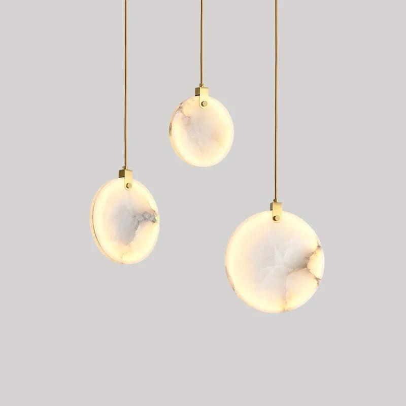 Lustre — Moderne en marbre créatif LED imitation luxe
