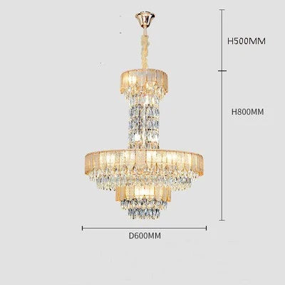Lustre — En cristal de luxe pour hôtel et villa