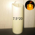 lampe à poser électrique avec bougies sans flamme pour décorations festives
