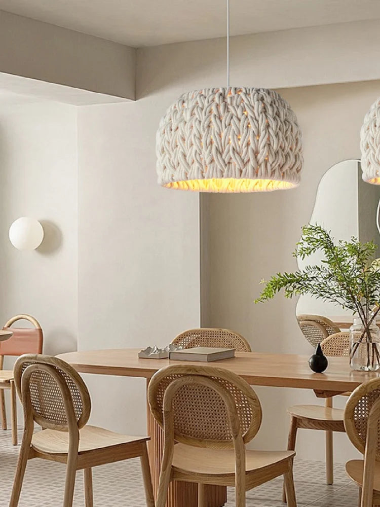 Lustre Naturel Jules Brume en Corde