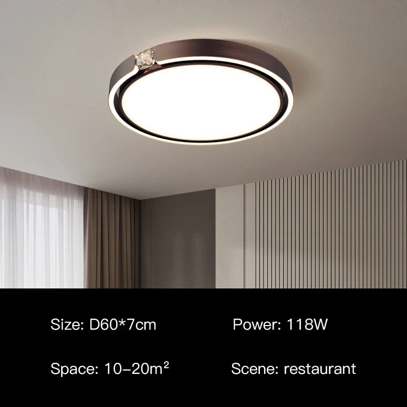 Plafonnier moderne à anneau design luxe pour intérieur Alma Matin en Anneau - Une Silhouette Tout en Rondeur