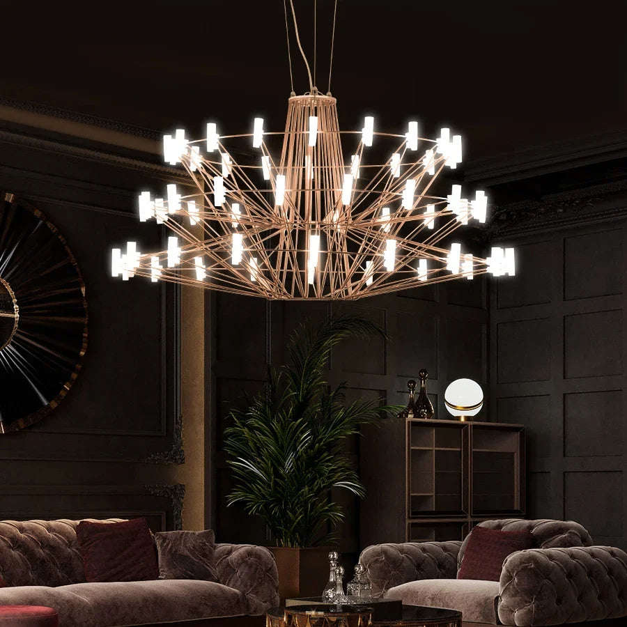Lustre — Post-moderne vintage pour décoration suspendu
