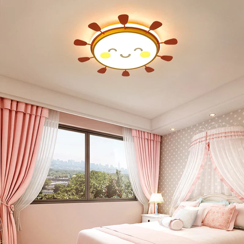 lampe de bureau ronde à led pour enfants et étude
