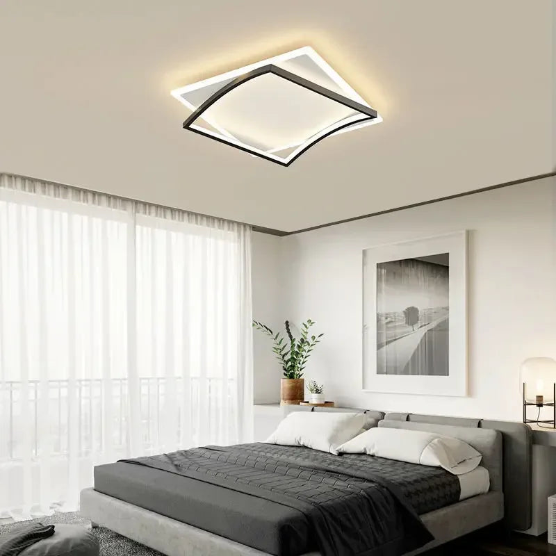 Plafonnier led moderne luminaire décoratif intérieur design élégant Honoré Éclaircie - Présence Moderne & Harmonie Intérieure