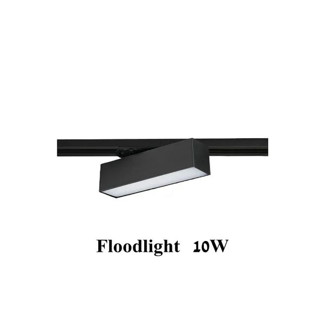Plafonnier cree led rail éclairage pour magasins et intérieurs modernes Béryl Onde en Aluminium - Caractère & Élégance dans le Décor