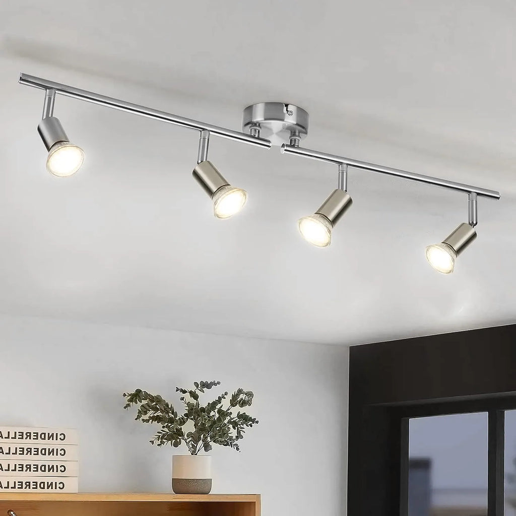 Plafonnier LED réglable multi-angle Léontine Élan en Aluminium - Simplicité & Caractère au Quotidien