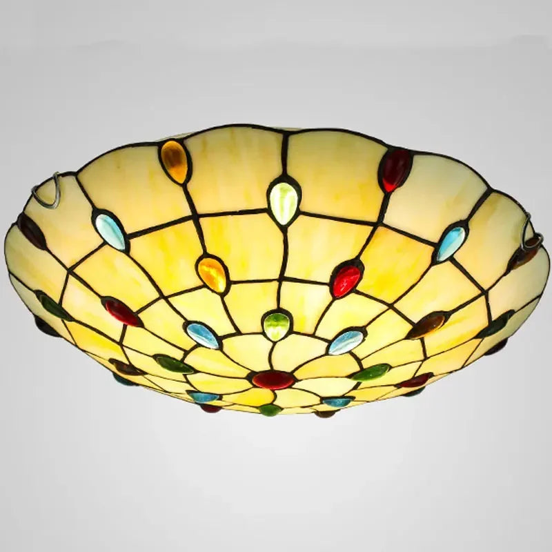 Plafonnier — Tiffany nordique style bohème pour décoration intérieure