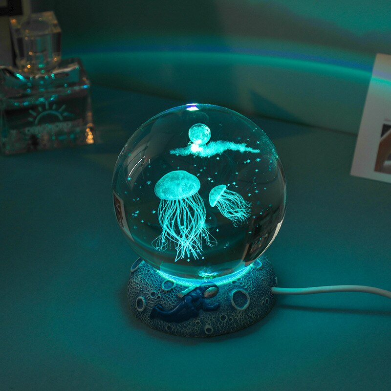 Lampe avec Méduse Ysée Rondeau - Une Note Singulière dans le Décor