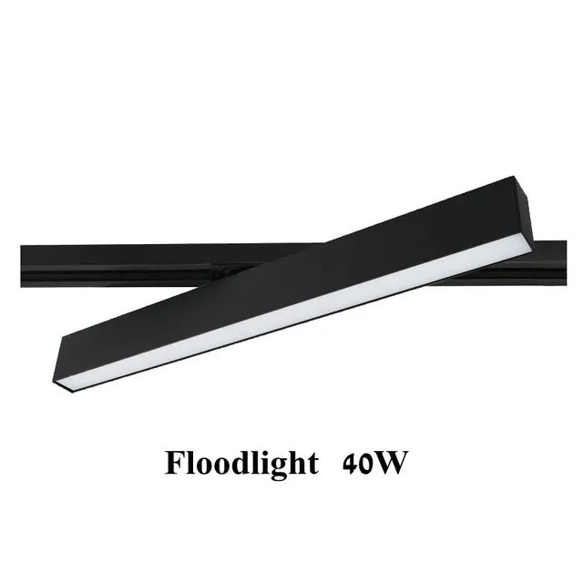 Plafonnier cree led rail éclairage pour magasins et intérieurs modernes Béryl Onde en Aluminium - Caractère & Élégance dans le Décor