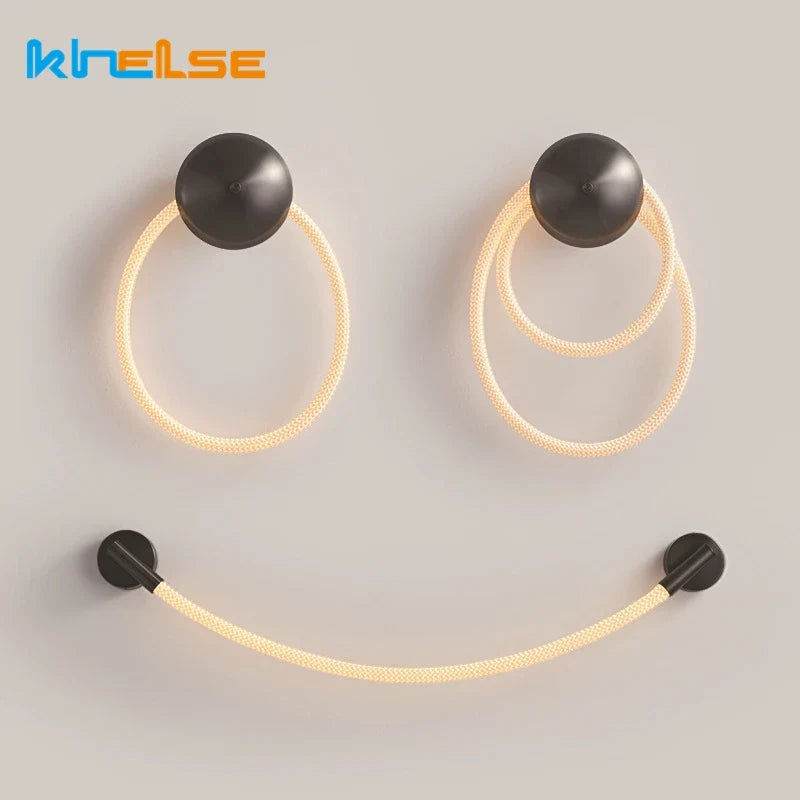 lampe led en silicone minimaliste de luxe flexible artistique