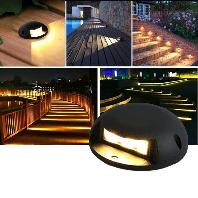 Luminaire LED extérieur étanche au sol pour allée, escalier, jardin et pelouse Yvonne Envol en Aluminium - Simplicité & Caractère au Quotidien
