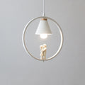 lampe à oiseaux nordique moderne en fer pour décoration intérieure