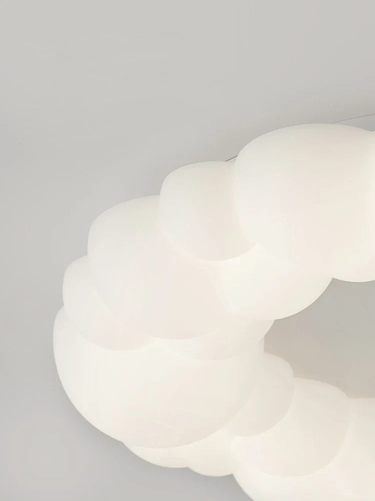Lustre — Nuage moderne LED design anneau nordique éclairage lustre