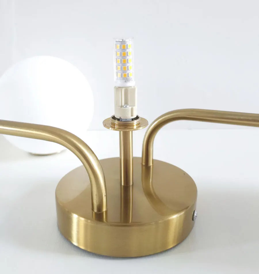 Plafonnier — Boule simple en acrylique pour divers espaces