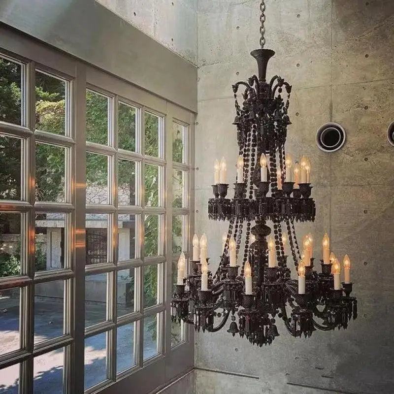 Lustre — En cristal à 44 bras pour hôtel et centre commercial