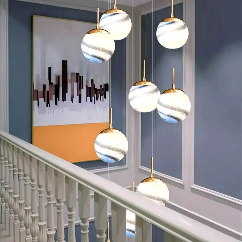 Plafonnier — D'escalier moderne éclairage intérieur plafonnier pour salon éclairage intérieur