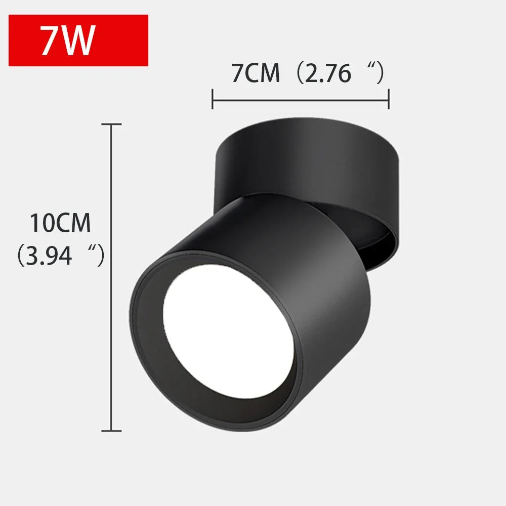 Spot — LED extérieur à angle réglable sans perforation