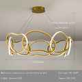 Lustre — Moderne 	 avec lampes LED suspendues en silicone