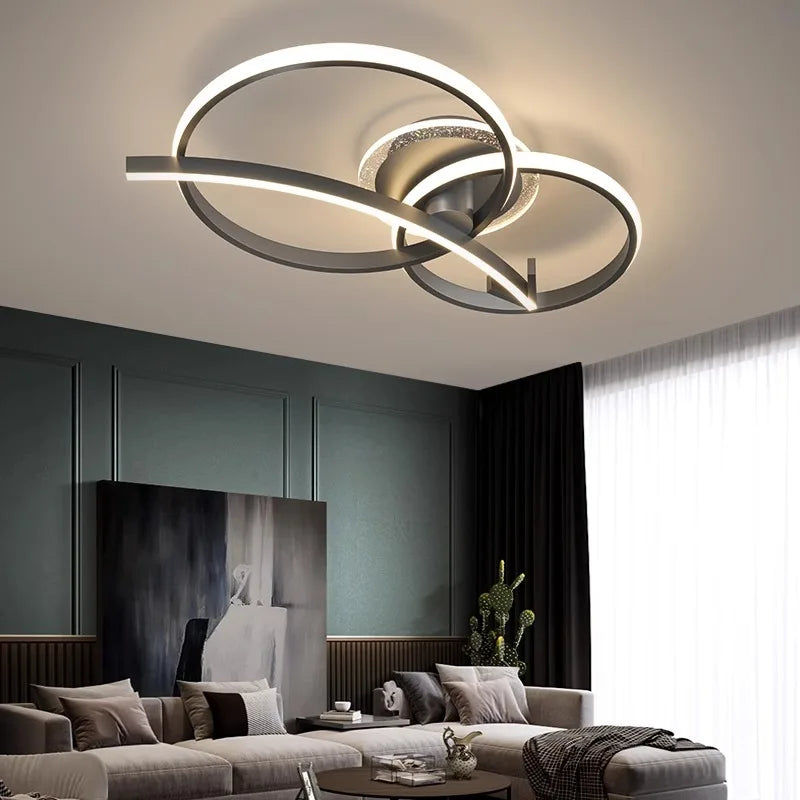 Plafonnier nordique intelligent pour éclairage intérieur moderne Madeleine Chant - Esprit Épuré & Harmonie Intérieure