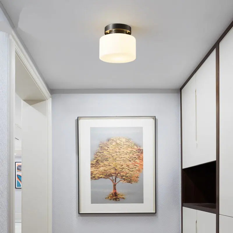 Plafonnier design moderne pour intérieur élégant et fonctionnel Alix Voile en Verre - Le Charme du Verre dans le Décor