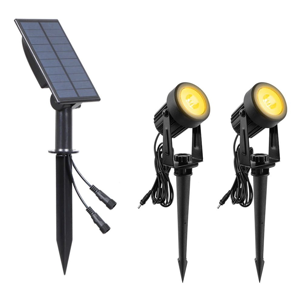 Spot solaire LED de jardin, RVB ou blanc, IP65 – Solerive