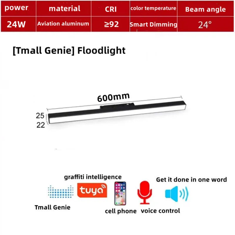 lampe intelligente à commande vocale avec éclairage intégré